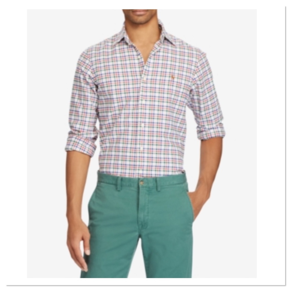 Polo Ralph Lauren Men’s Long Sleeve Classic Plaid Shirt NWT